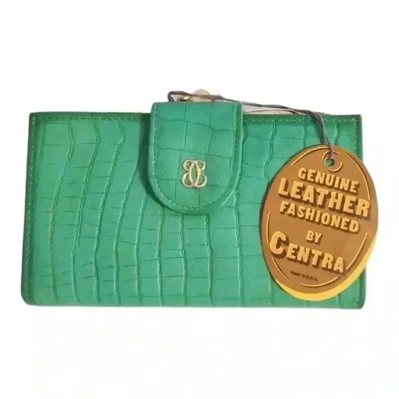 Vintage Mid-centery genuine leather by Centra wallet original box. - Picture 1 of 8